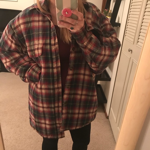 abercrombie fitch flannel jacket